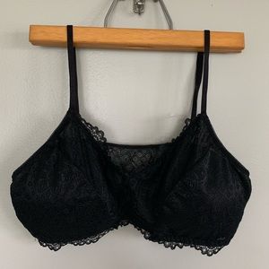 Free Press Black Lace Bralette